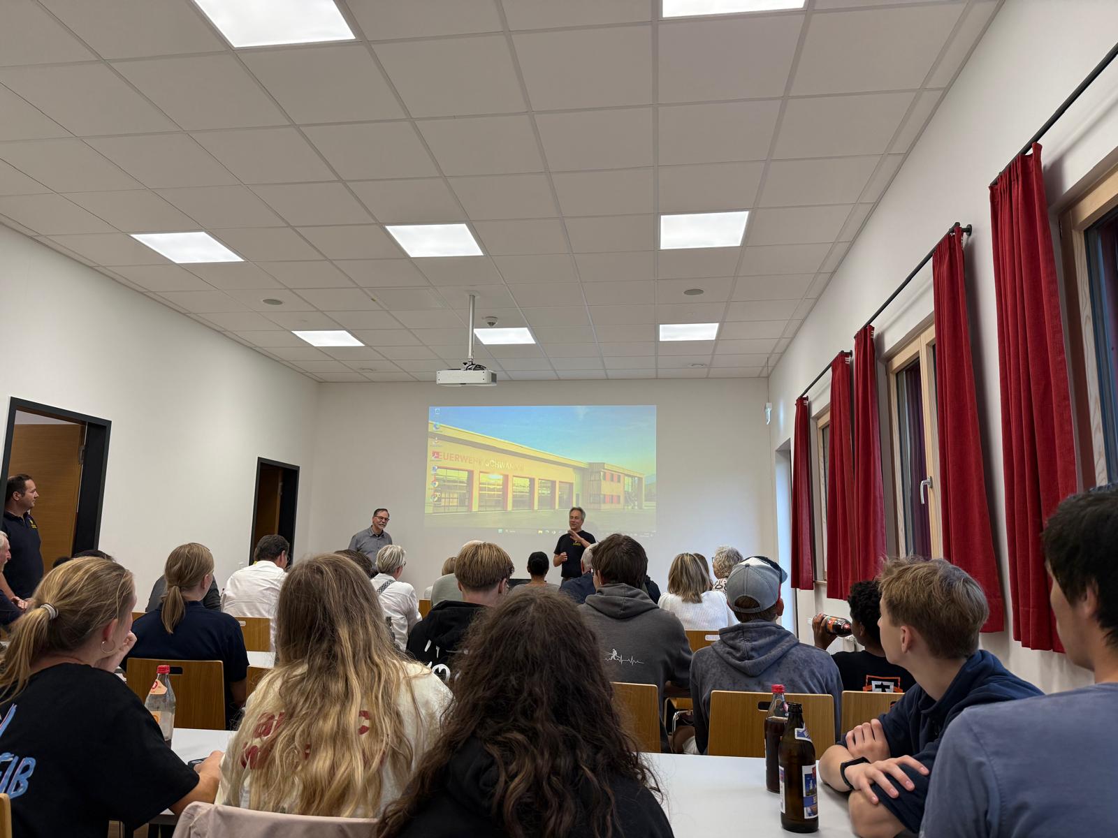 Wache Begrüßung